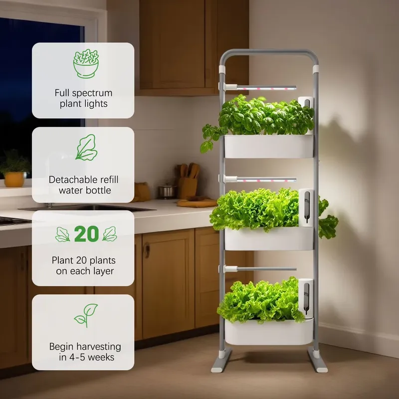 Smart Eco-Friendly Aluminum Al - Smart Garden Vertical Planter ulasan dan harga