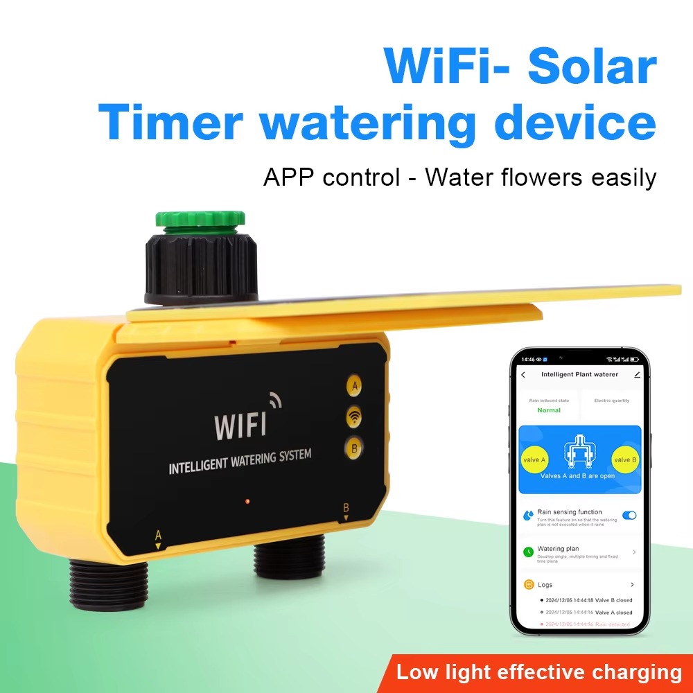 1/2 Outlets WIFI Solar Irrigat - Smart Garden Monitoring System ulasan dan harga