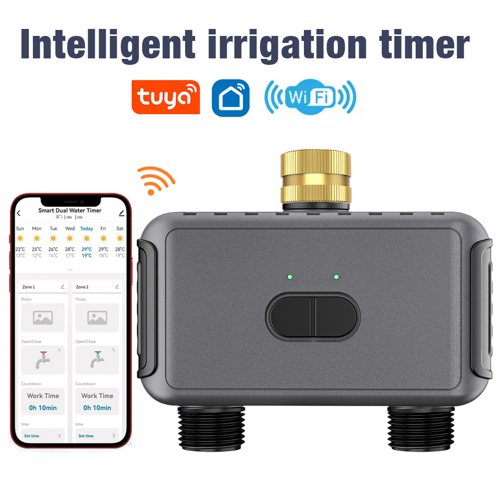 Tuya WiFi Water Timer Smart 2  - Smart Garden Monitoring System ulasan dan harga
