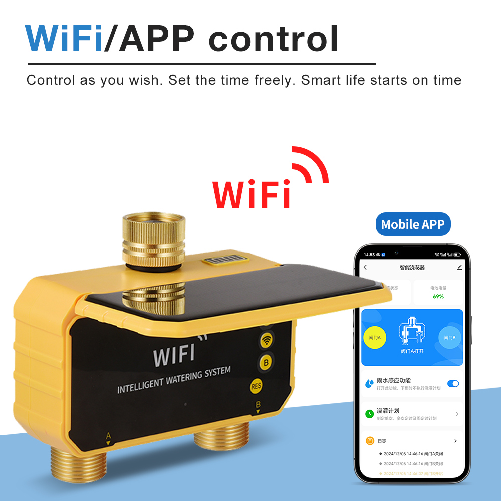 1/2/4 Outlets Garden Solar Irr - Smart Garden Monitoring System ulasan dan harga