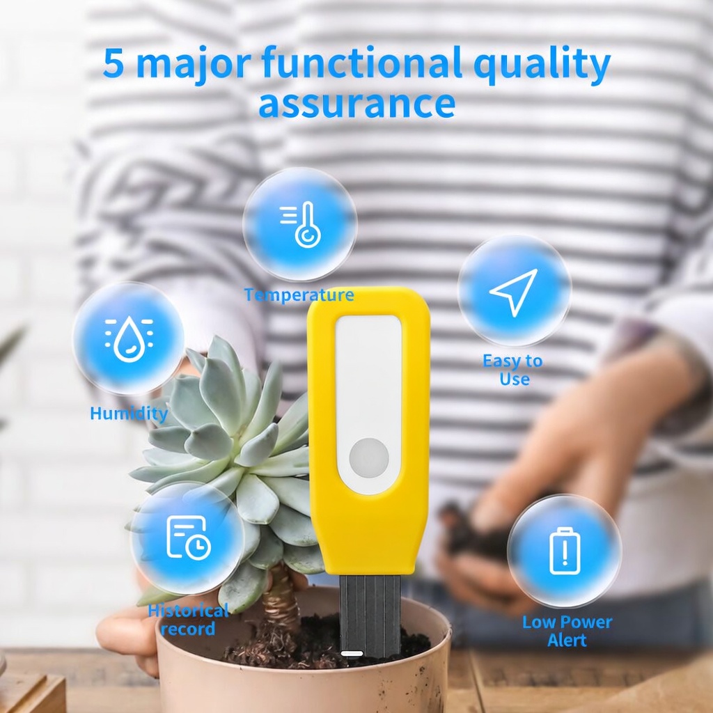 WiFi Soil Monitor Tuya Smart T - Smart Urban Garden ulasan dan harga