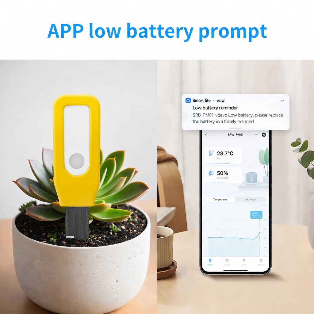 WiFi Soil Monitor Tuya Smart T - Smart Urban Garden ulasan dan harga