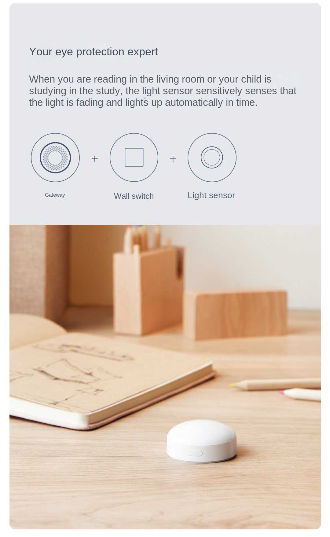 Aqara Light Sensor T1 Zigbee 3 - Smart Garden Xiaomi ulasan dan harga