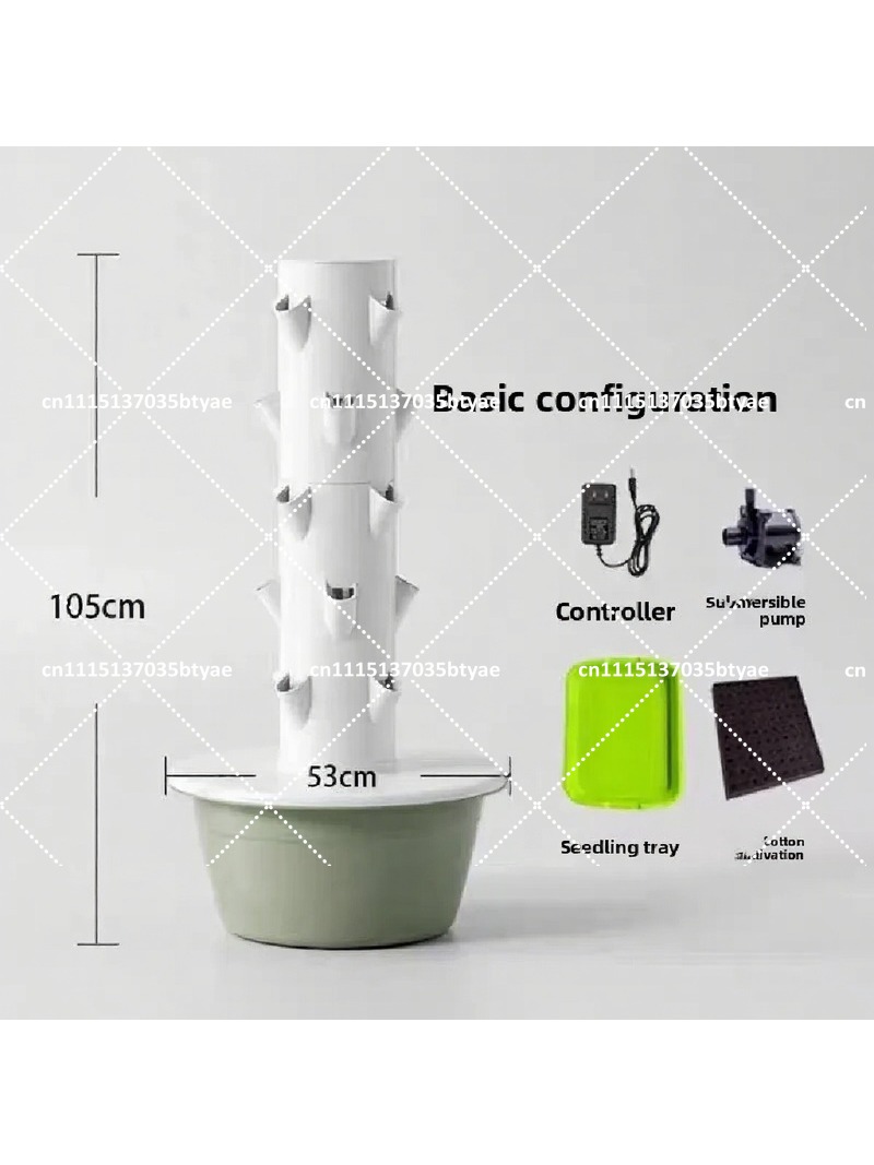 Vertical Hydroponic Tower Indo - Smart Garden Vertical Planter ulasan dan harga