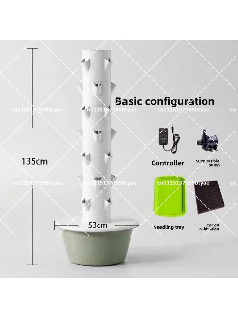 Vertical Hydroponic Tower Indo - Smart Garden Vertical Planter ulasan dan harga