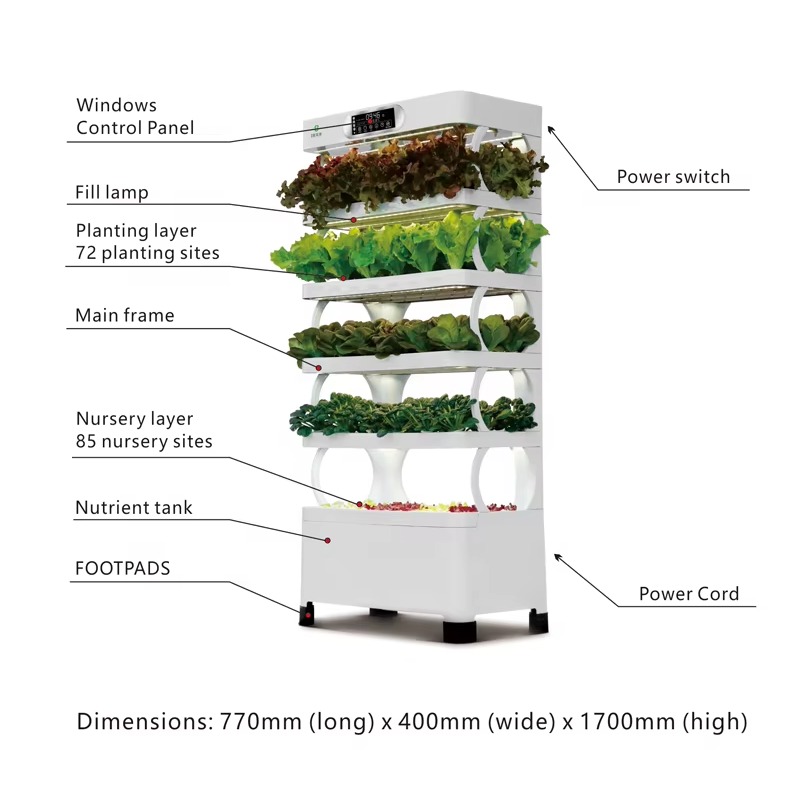 Garden Planter Smart Led Grow  - Smart Garden Vertical Planter ulasan dan harga