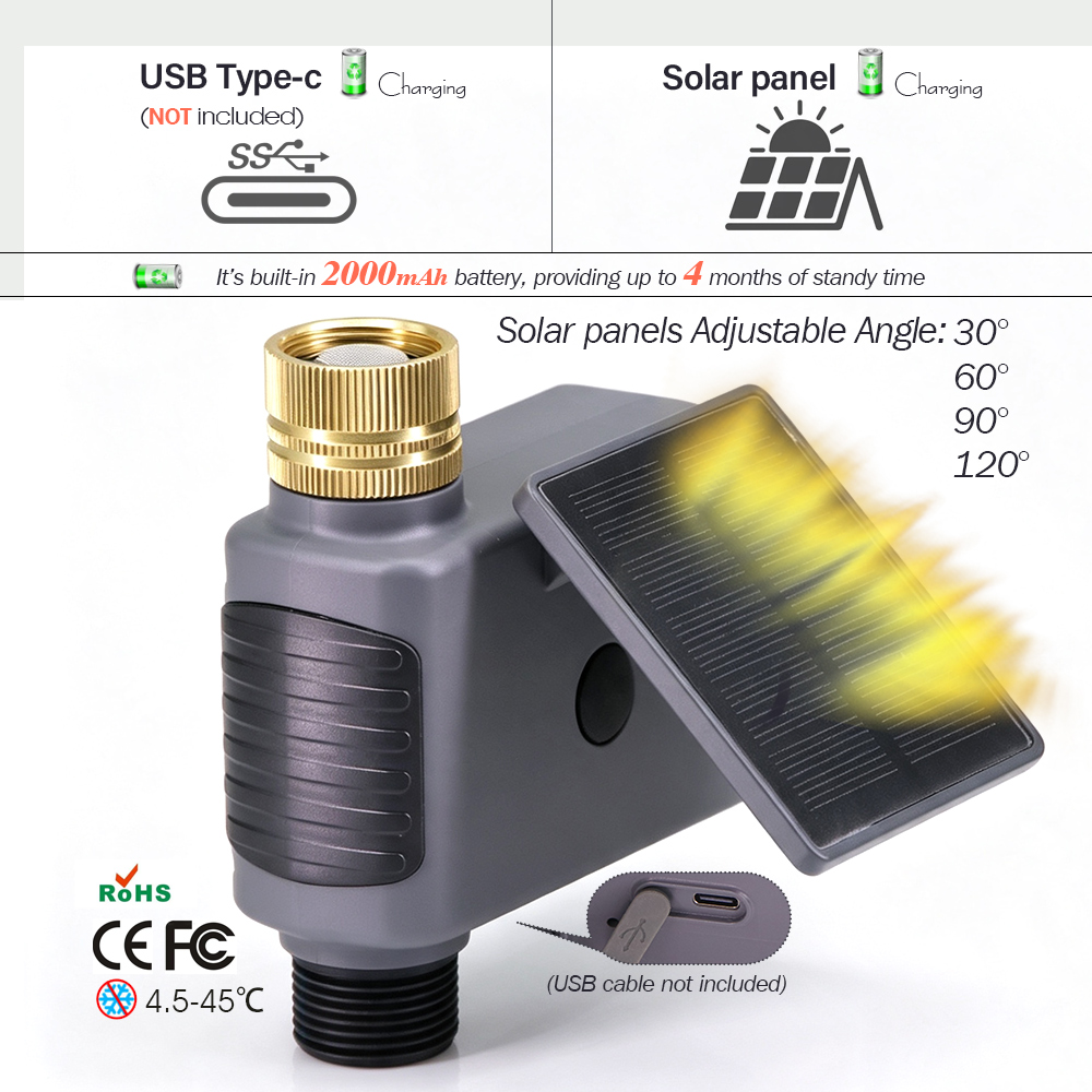 BSP/NPT Tuya Smart Solar Wifi  - Smart Garden Monitoring System ulasan dan harga