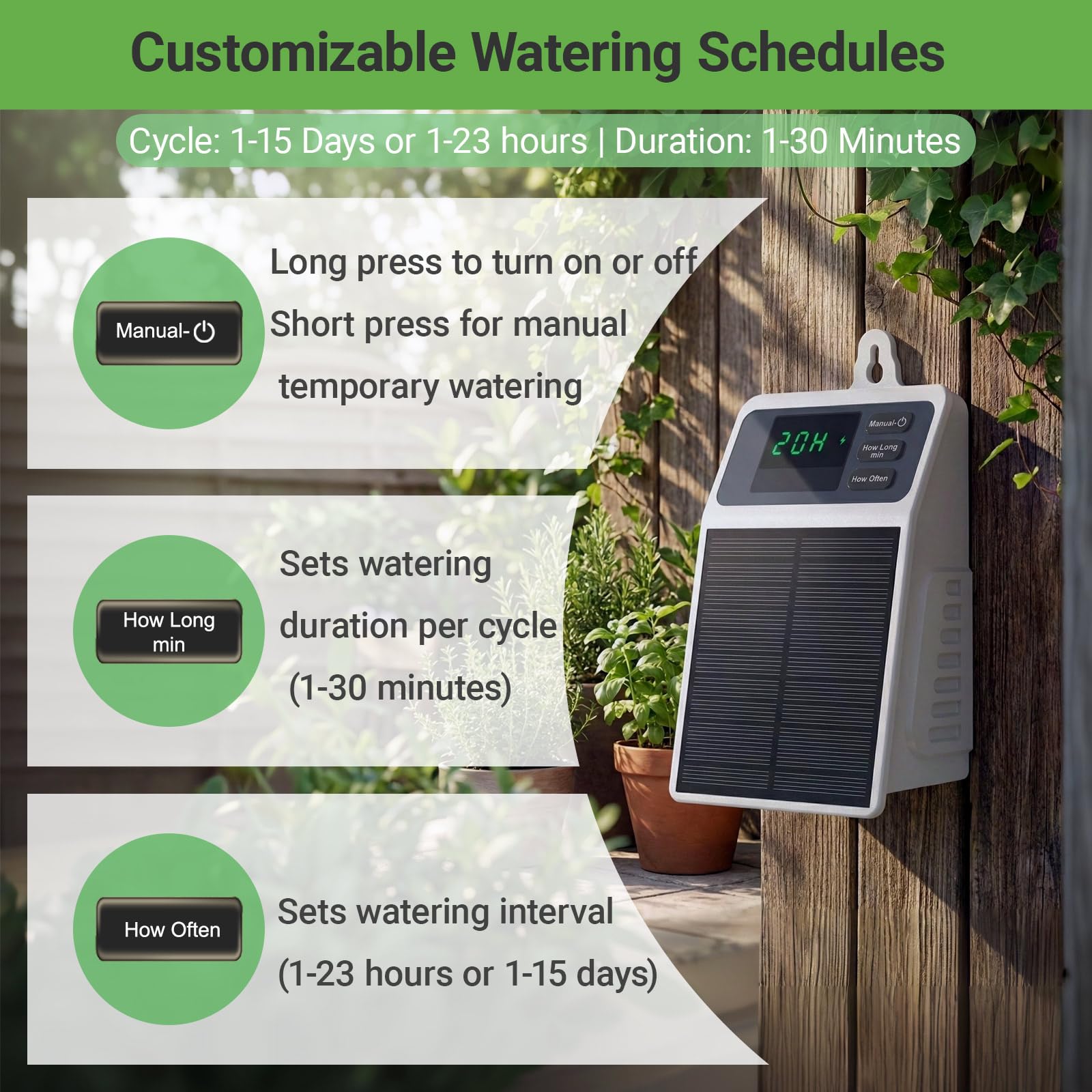 Upgraded Solar Drip Irrigation - Smart Urban Garden ulasan dan harga