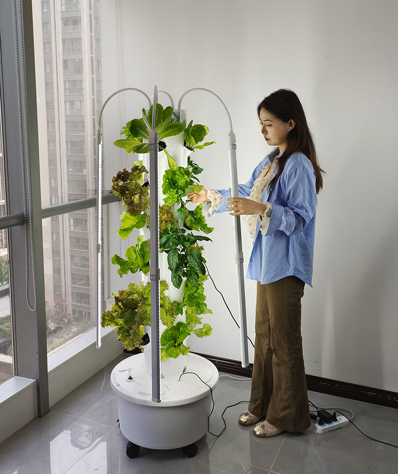 Hydroponics Tower Indoor Growi - Smart Garden Vertical Planter ulasan dan harga