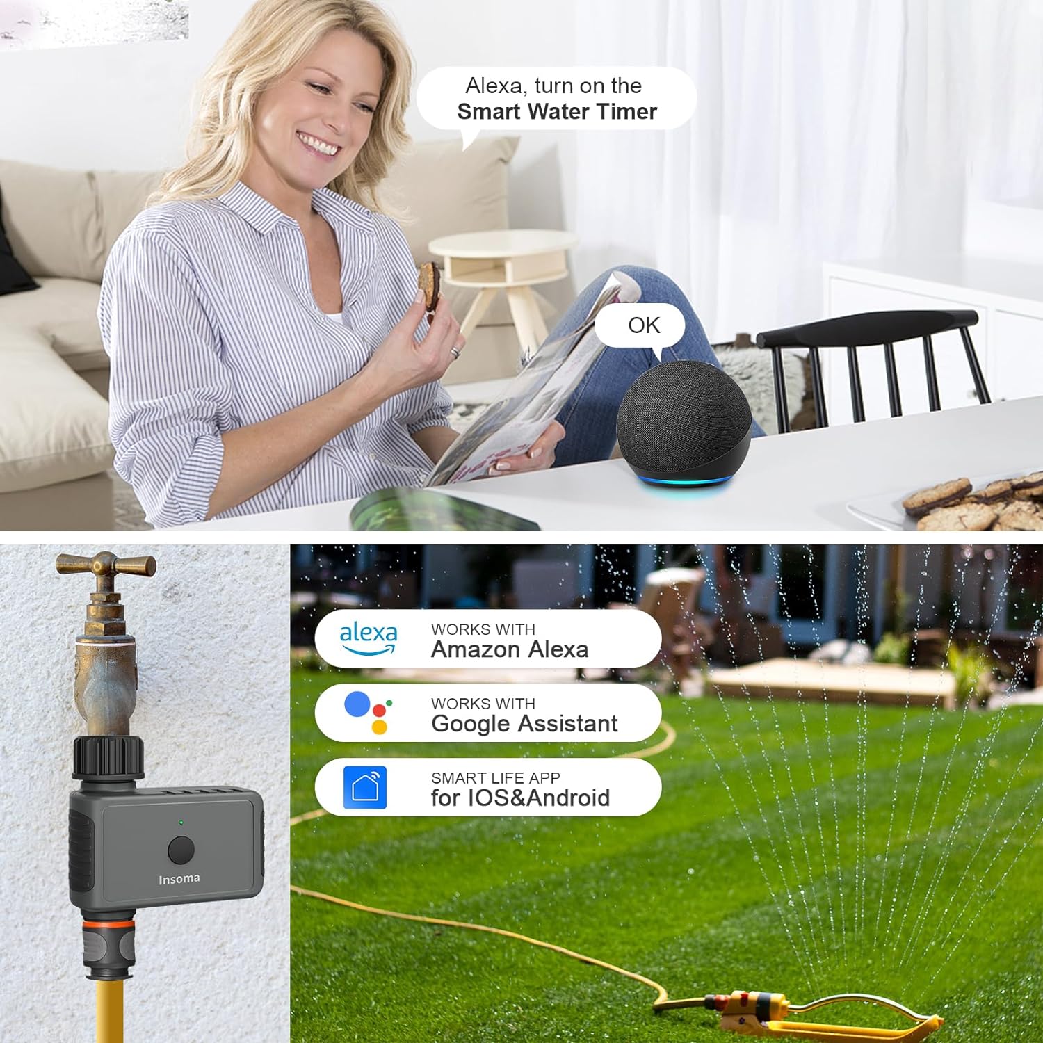 Insoma Wifi Automatic Sprinkle - Smart Garden Monitoring System ulasan dan harga