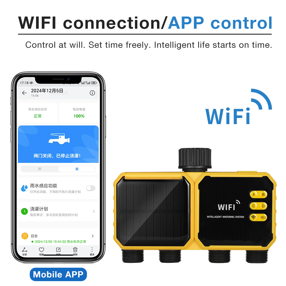 WiFi Solar Irrigation Timer 1/ - Smart Garden Monitoring System ulasan dan harga